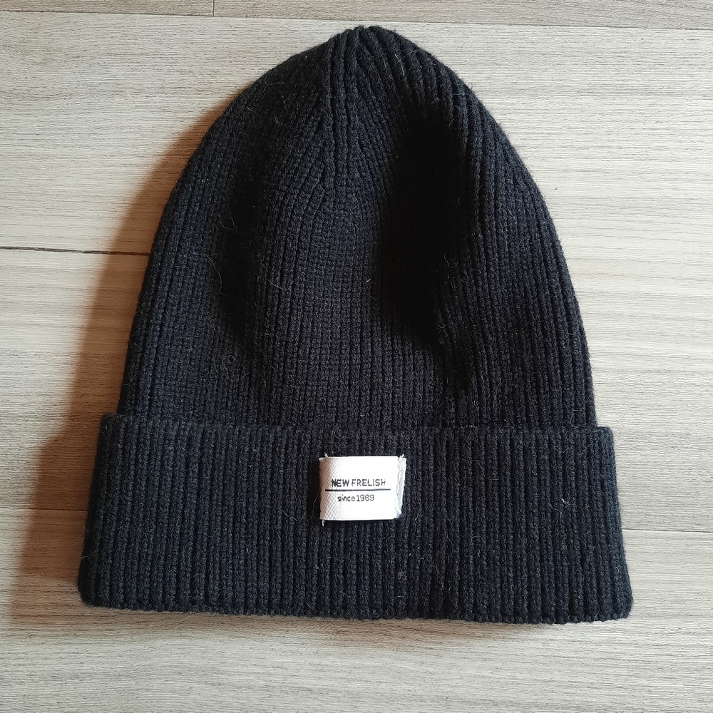 Kids Beanie Hat Toque Black